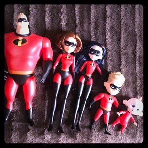 the incredibles figurine set